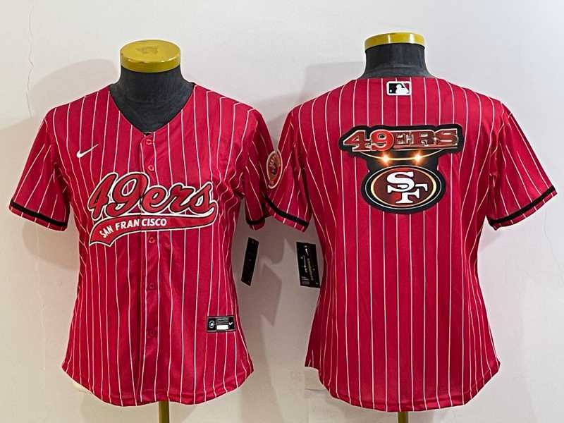 Women's San Francisco 49ers Red Team Big Logo With Patch Cool Base Stitched Baseball Jerseys,We sell and wholesale Women's San Francisco 49ers Red Team Big Logo With Patch Cool Base Stitched Baseball Jerseys on line form chian!